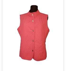 Talbots Pink Vest